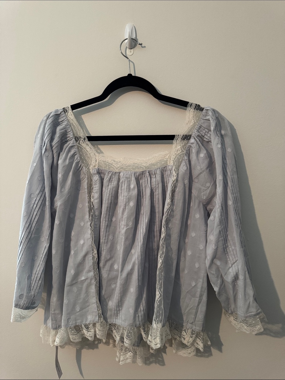 Christy Dawn Tina Blouse in mist - Picture 3 of 4